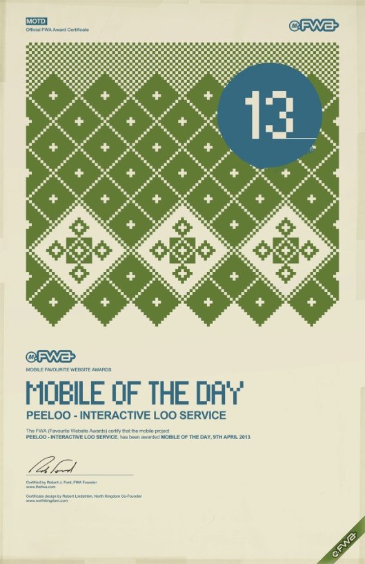 FWA - Mobile of the Day